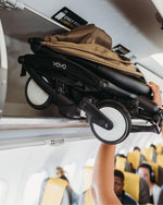 Vuokraa Stokke YOYO+ 6+ -matkarattaat (käsimatkatavarakoko) | Vaununi.fi taitettuna